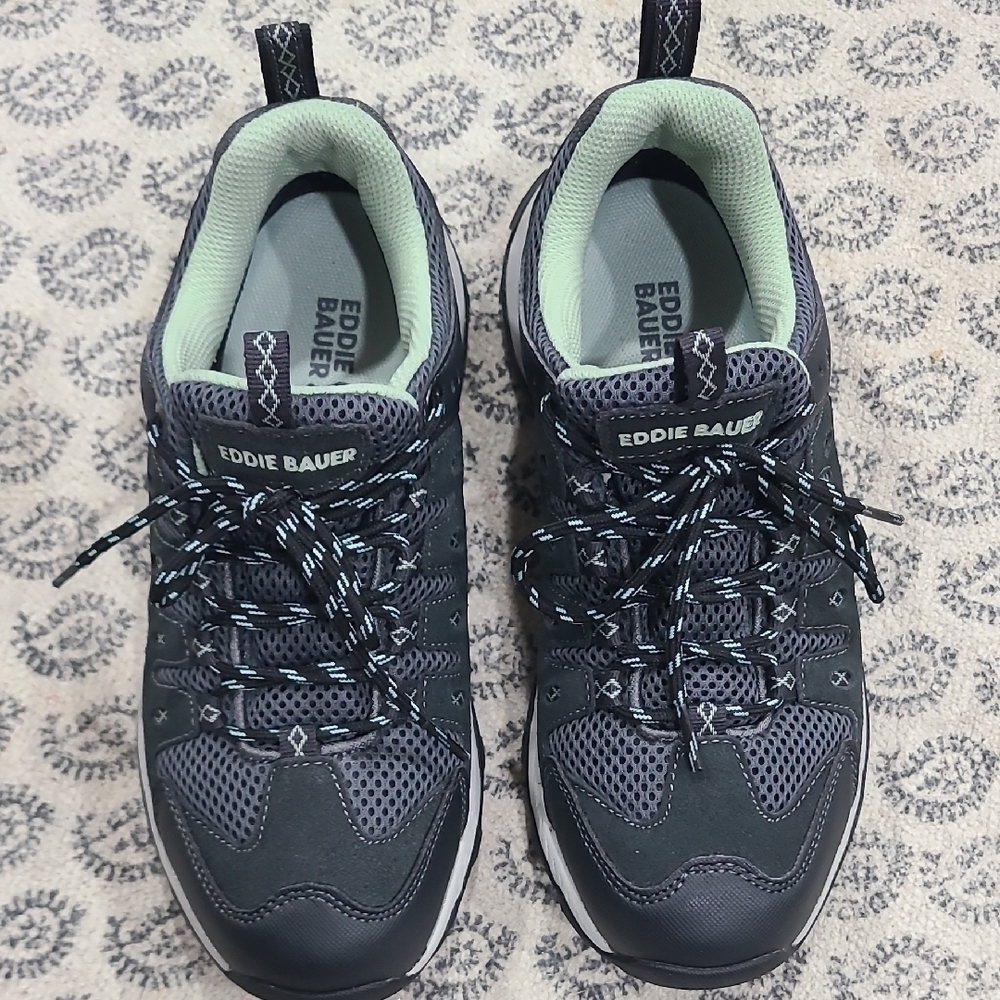 Eddie Bauer Redlodge Low Shoes - Black and Mint